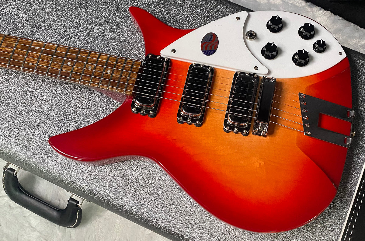 NEW! Rickenbacker 350V63 Liverpool Electric Guitar - Fire Glo - FG - Authorized Dealer - Only 6.6lbs - G07834