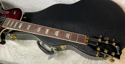 NEW! Gibson Custom Les Paul Axcess Standard Figured Top Floyd Rose Electric Guitar - Greatest Hits II - Authorized Dealer - Tri-Berry Burst - WOW! 8.35lbs - G07129