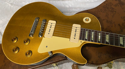 NEW! Gibson Custom Shop Dealer Select One OFF '56 Les Paul Transparent Gold VOS Finish Reissue - 8.5 lbs - Authorized Dealer - G06455