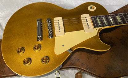 NEW! Gibson Custom Shop Dealer Select One OFF '56 Les Paul Transparent Gold VOS Finish Reissue - 8.5 lbs - Authorized Dealer - G06455