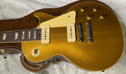 NEW! Gibson Custom Shop Dealer Select One OFF '56 Les Paul Transparent Gold VOS Finish Reissue - 8.5 lbs - Authorized Dealer - G06455