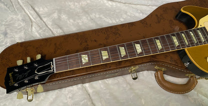 NEW! Gibson Custom Shop Dealer Select One OFF '56 Les Paul Transparent Gold VOS Finish Reissue - 8.5 lbs - Authorized Dealer - G06455