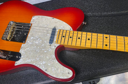 NEW ! Fender American Professional Telecaster - Maple Fingerboard - Ash Body - Aged Cherry Burst - 7.4lbs - Authorized Dealer - G07850