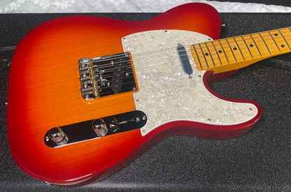 NEW ! Fender American Professional Telecaster - Maple Fingerboard - Ash Body - Aged Cherry Burst - 7.4lbs - Authorized Dealer - G07850