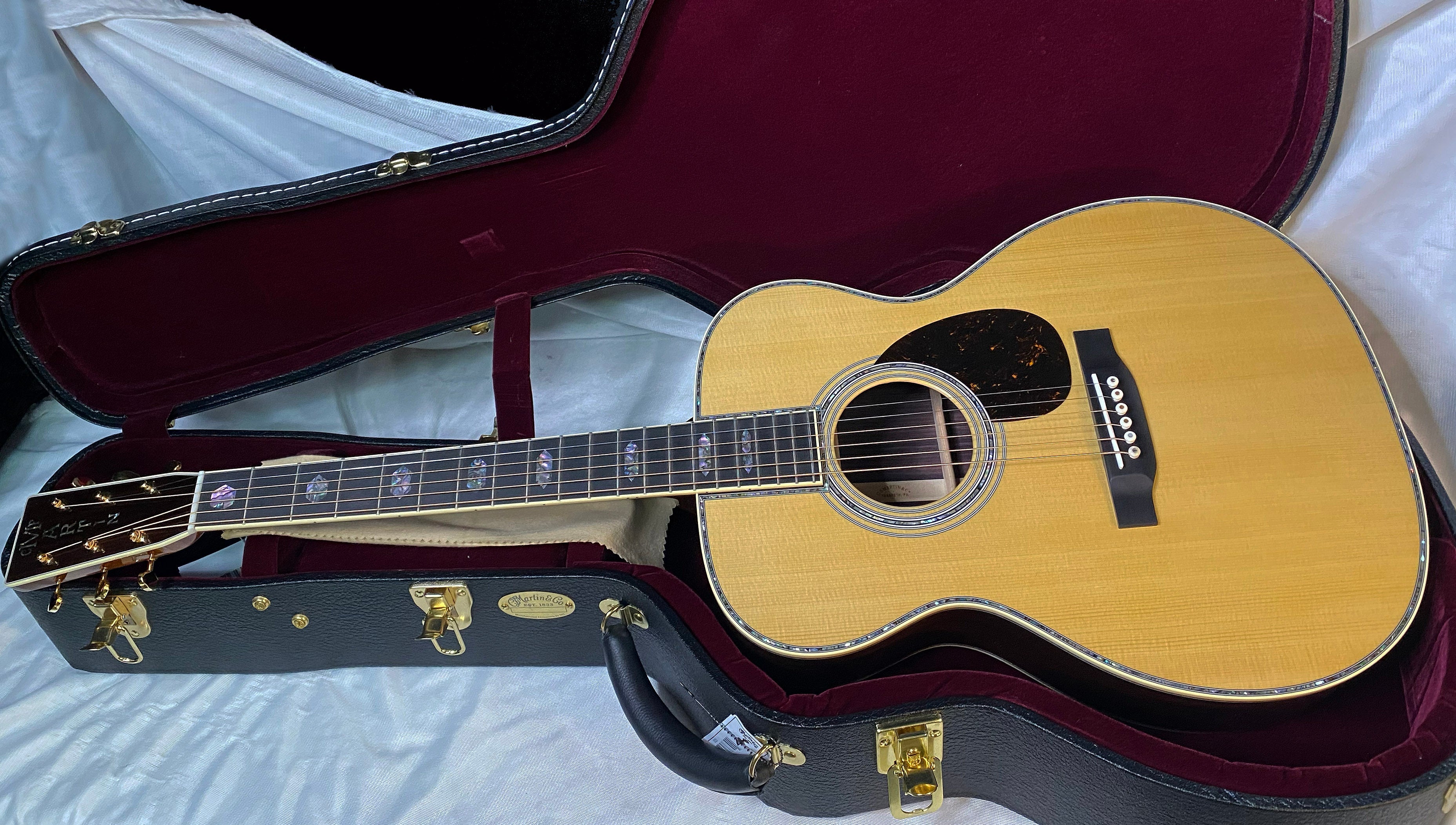 NEW Martin OM-45 Standard Series Acoustic Guitar - Natural with Aging Toner - 4.1lbs - Authorized Dealer - G05691