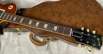 NEW ! Gibson Custom Shop 1959 Les Paul - Slow Iced Tea Fade - Authorized Dealer - Hand Picked Reverse Chevron Quilt / Flame Top - VOS - 8.7 lbs - G06431