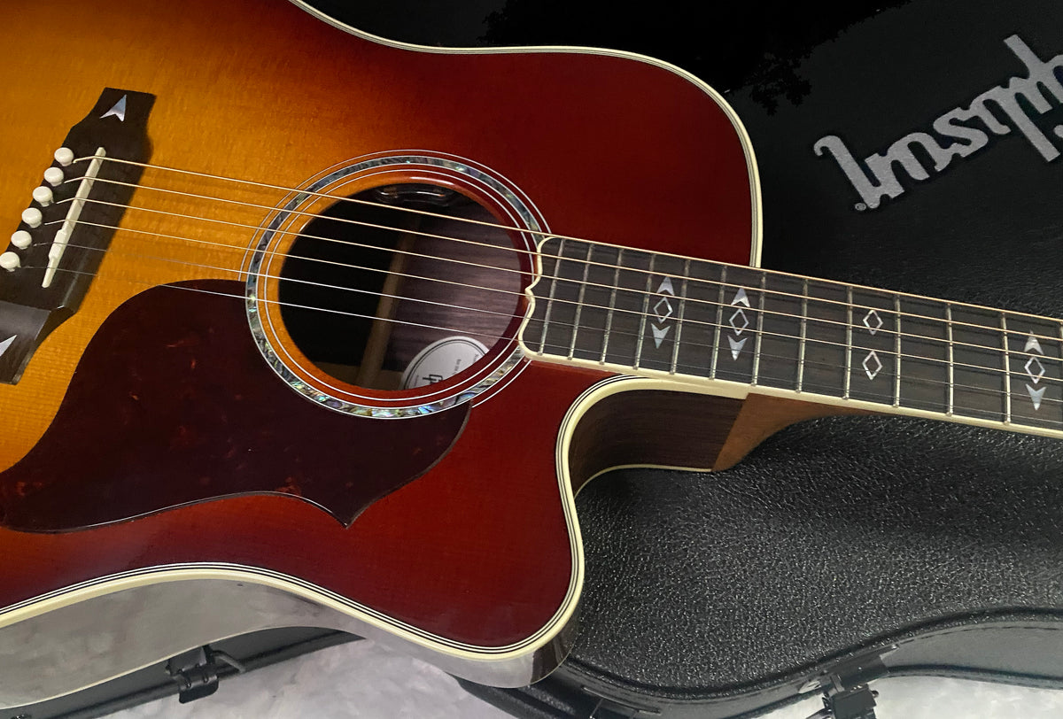 NEW! Gibson Acoustic Songwriter Recording Artist EC - Acoustic-Electric Guitar - Baggs HiFi DNA System - 4.75 lbs - Rosewood Burst - Authorized Dealer - G07856