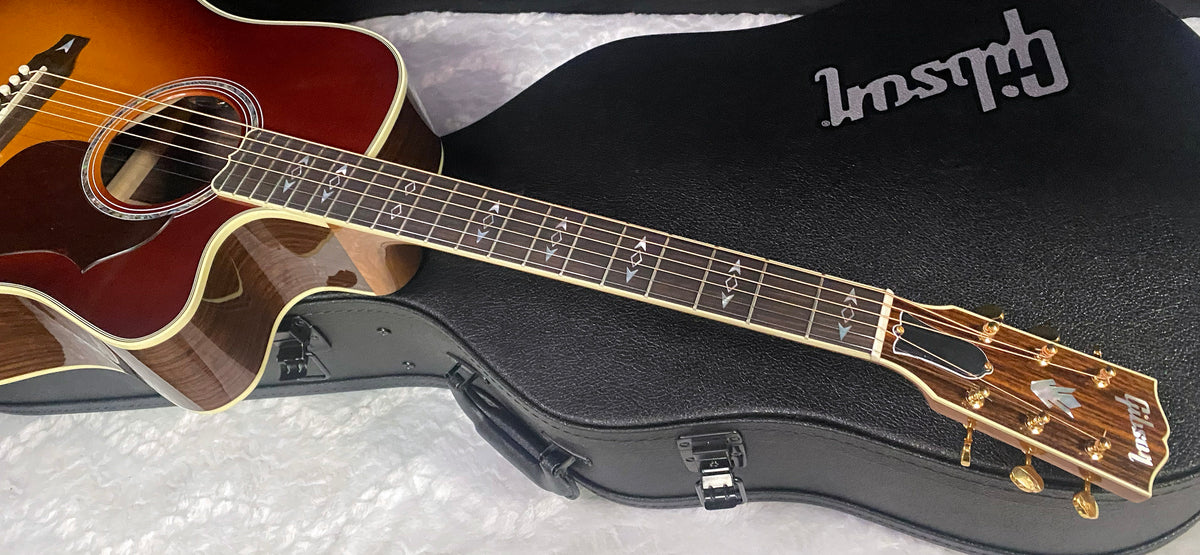 NEW! Gibson Acoustic Songwriter Recording Artist EC - Acoustic-Electric Guitar - Baggs HiFi DNA System - 4.75 lbs - Rosewood Burst - Authorized Dealer - G07856