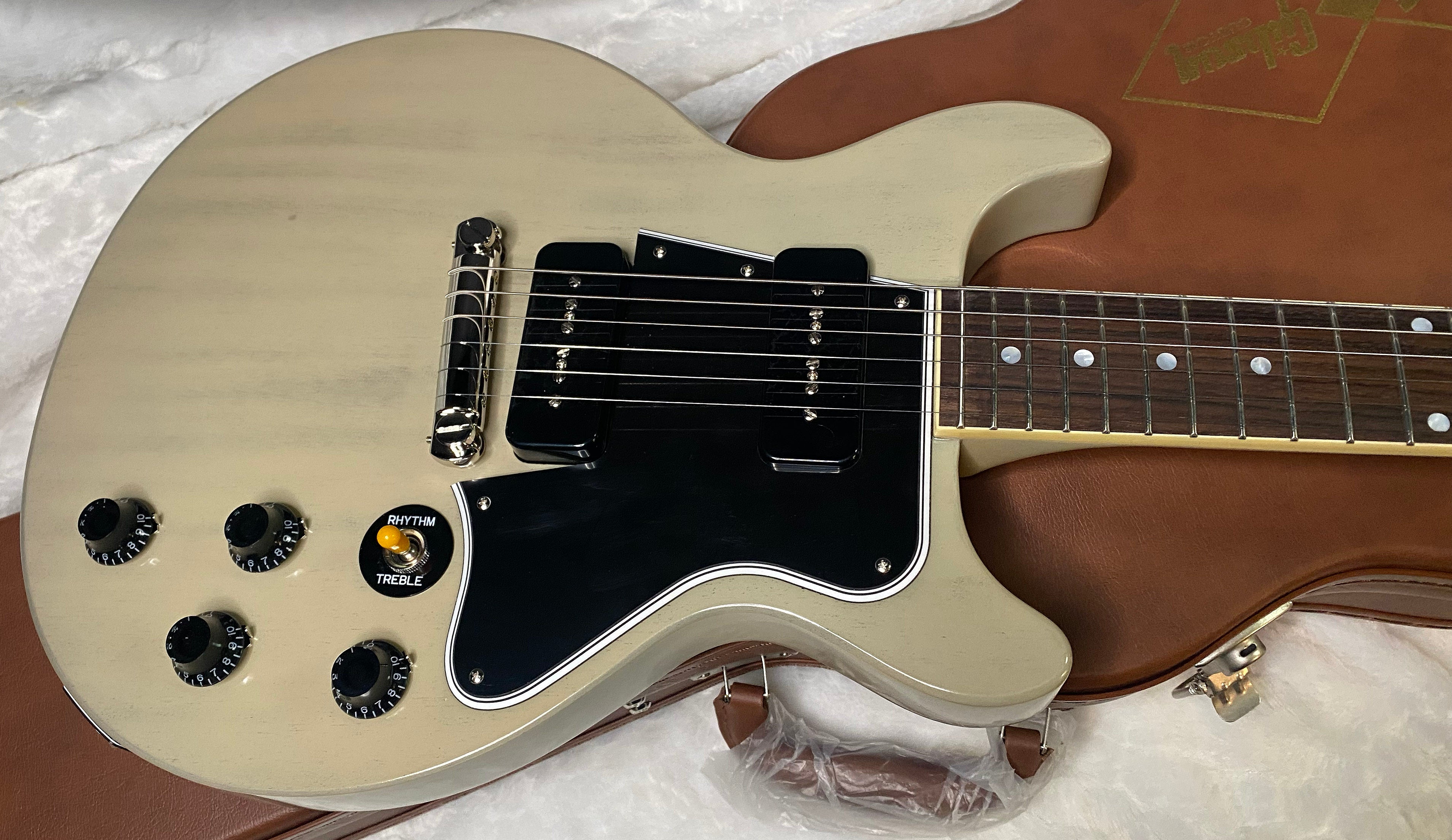 NEW Epiphone Inspired by Gibson 1960 Les Paul Special Double Cut Reissue Electric Guitar - TV White- 7.2lbs - Authorized Dealer - G07145