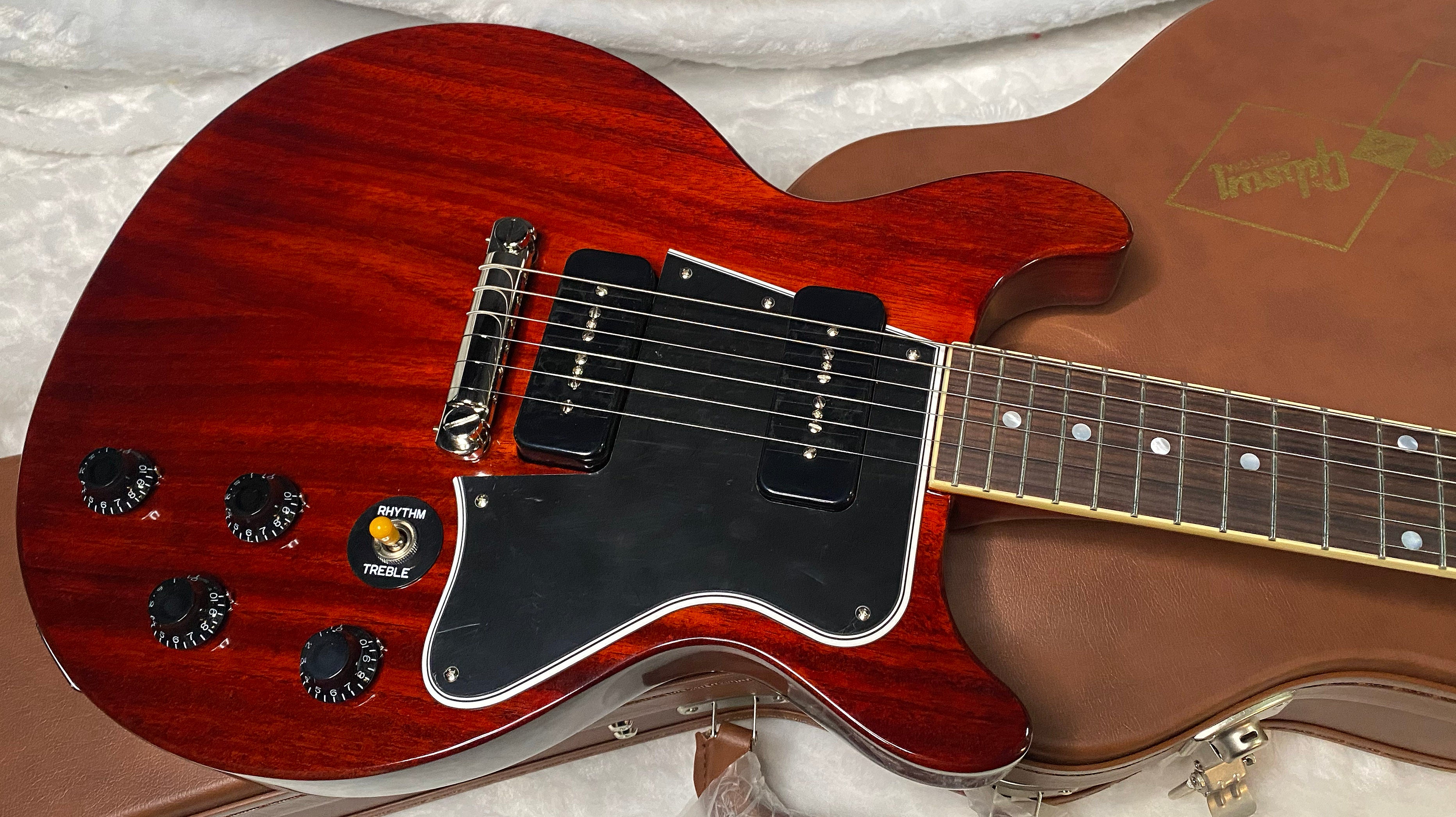 NEW Epiphone Inspired by Gibson 1960 Les Paul Special Double Cut Reissue Electric Guitar - Vintage Cherry - 7.1lbs - Authorized Dealer - G07147