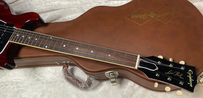 NEW Epiphone Inspired by Gibson 1960 Les Paul Special Double Cut Reissue Electric Guitar - Vintage Cherry - 7.1lbs - Authorized Dealer - G07147