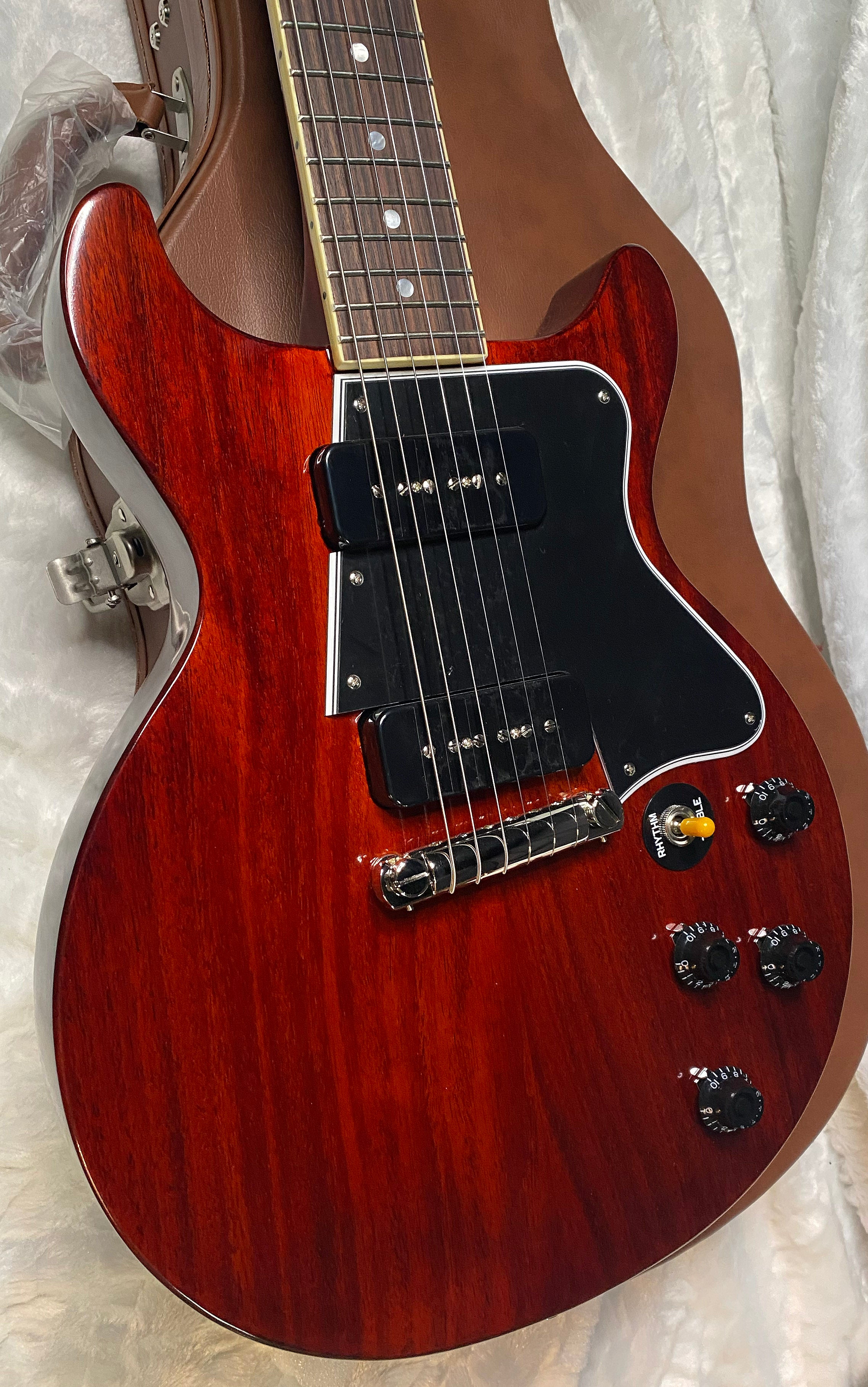 NEW Epiphone Inspired by Gibson 1960 Les Paul Special Double Cut Reissue Electric Guitar - Vintage Cherry - 7.1lbs - Authorized Dealer - G07147