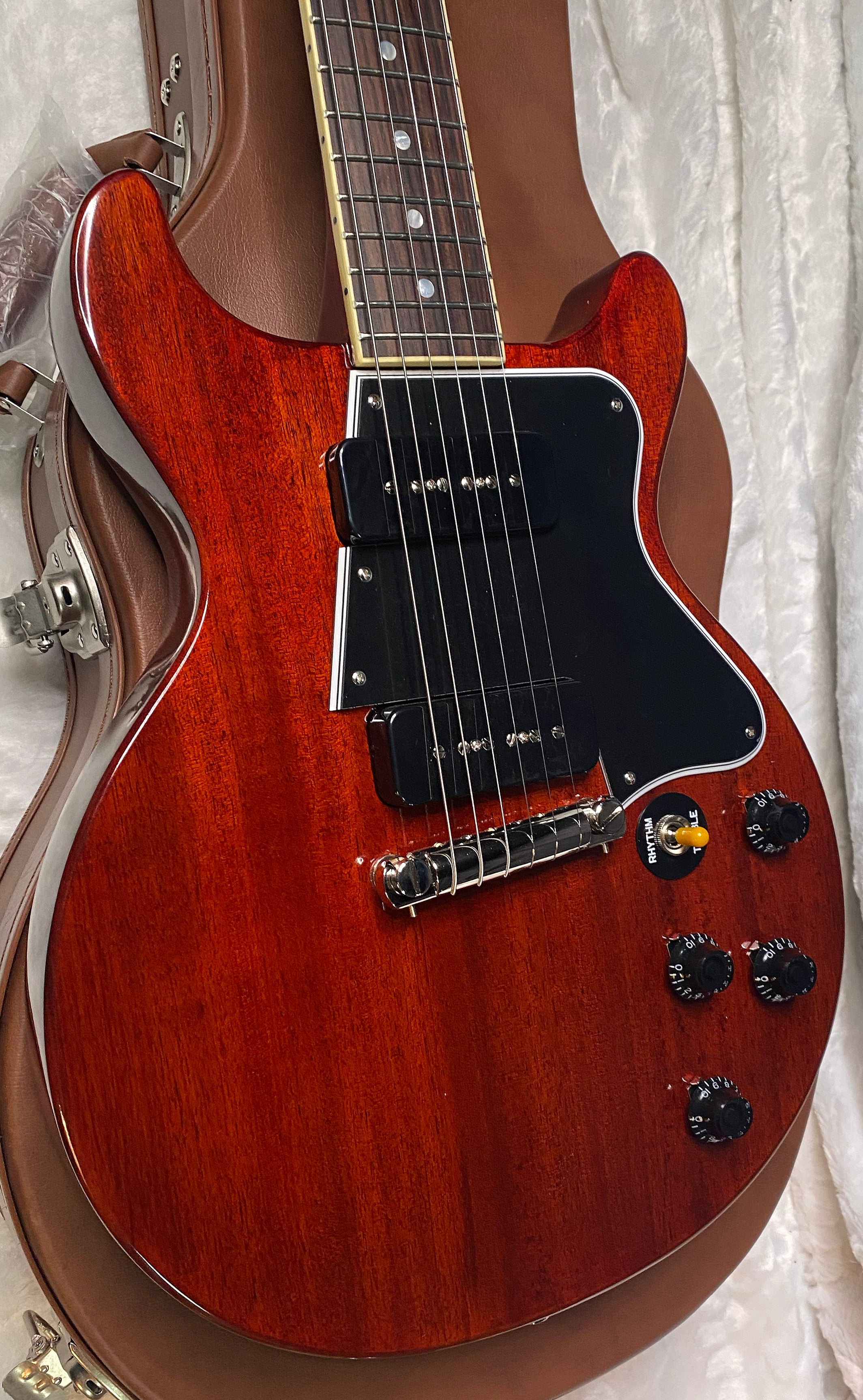 NEW Epiphone Inspired by Gibson 1960 Les Paul Special Double Cut Reissue Electric Guitar - Vintage Cherry - 7.25 lbs - Authorized Dealer - G07149
