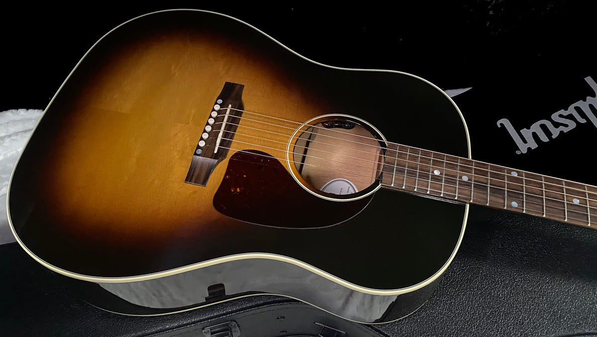 NEW! Gibson J-45 Standard Acoustic Electric Guitar - Baggs HiFi DNA System - Vintage Sunburst - Authorized Dealer - 4.6lbs - G07864