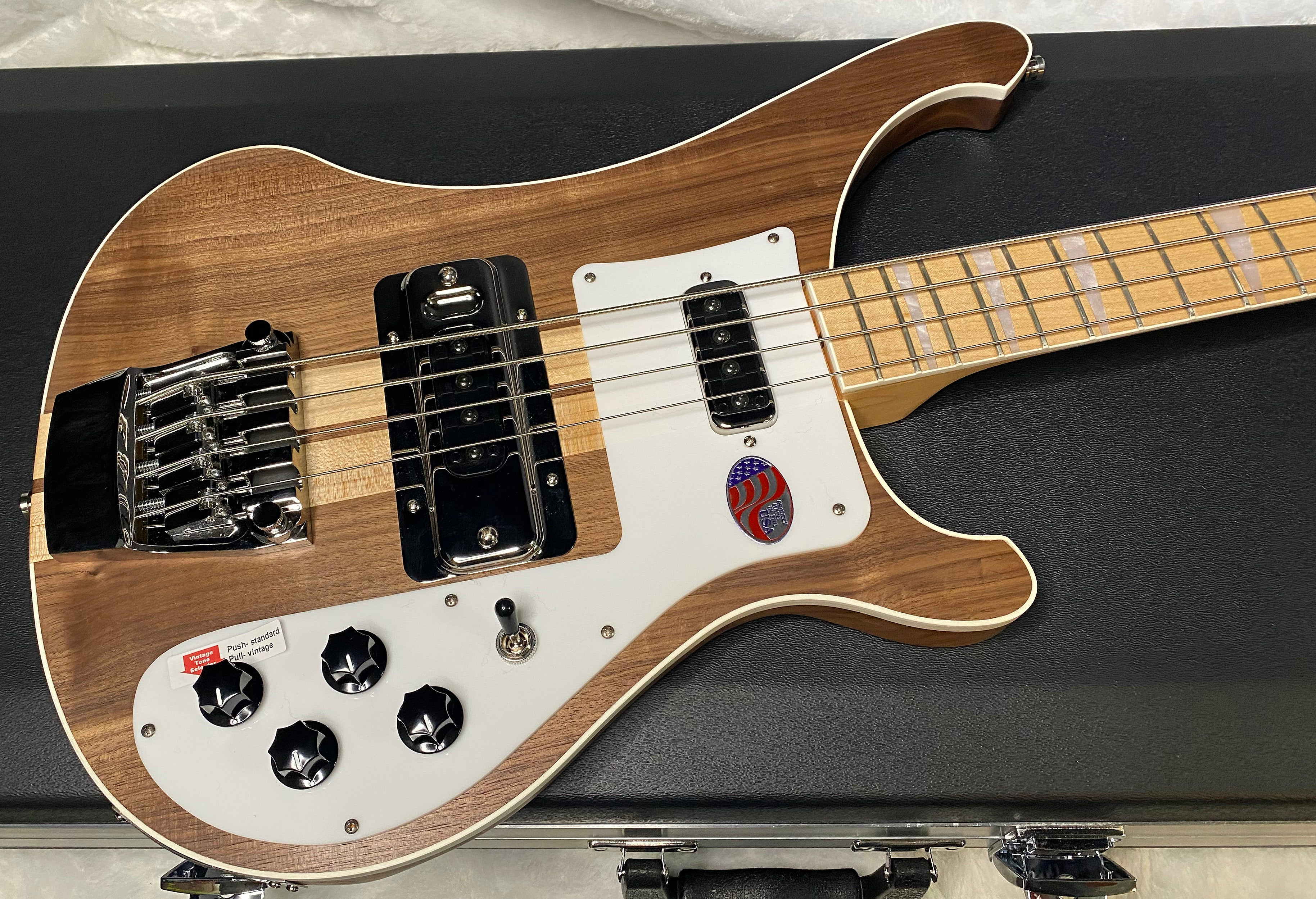NEW! Rickenbacker 4003 W Walnut - 4-String Bass - Authorized Dealer - 8.8 lbs - G07137