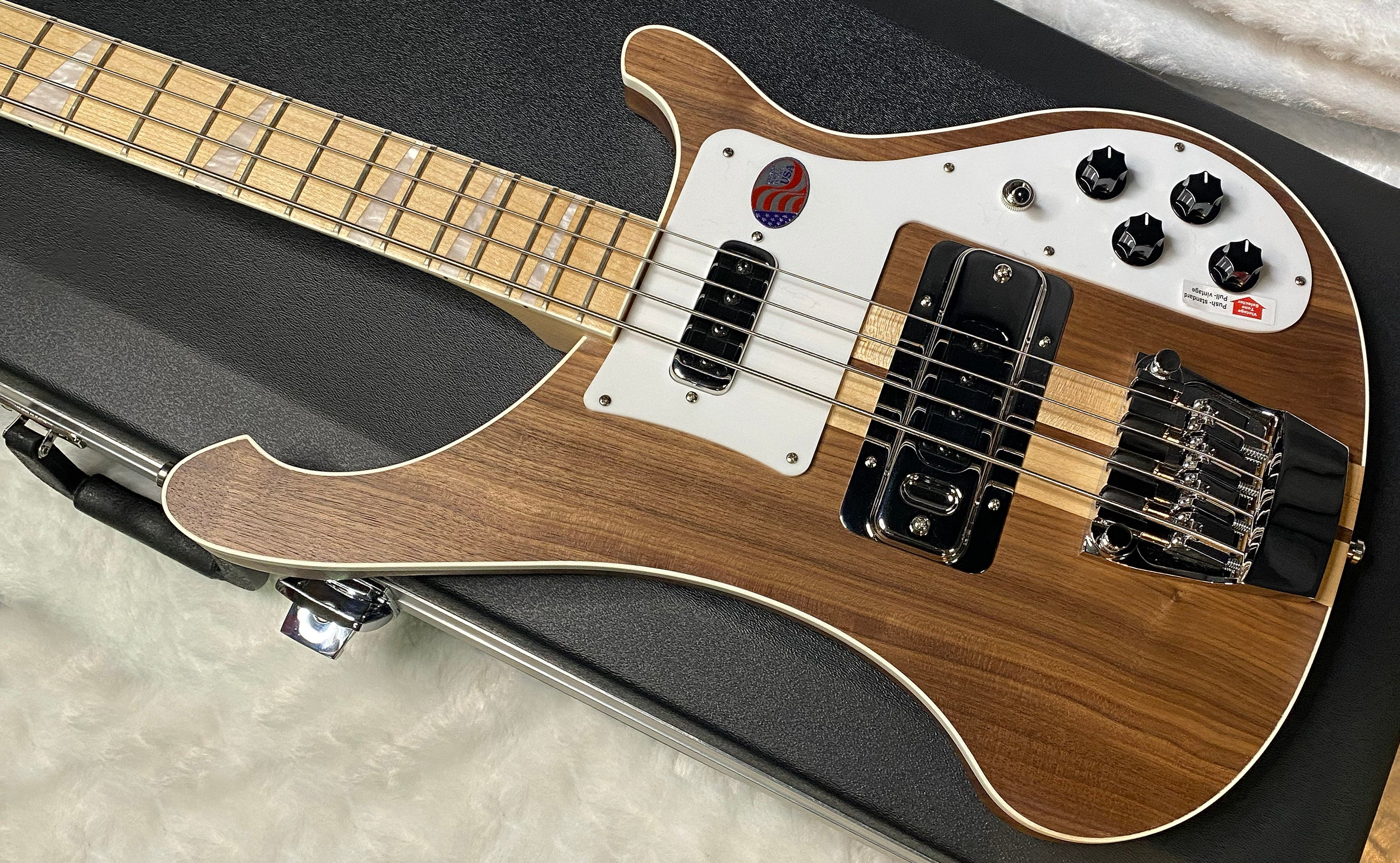 NEW! Rickenbacker 4003 W Walnut - 4-String Bass - Authorized Dealer - 8.8 lbs - G07137