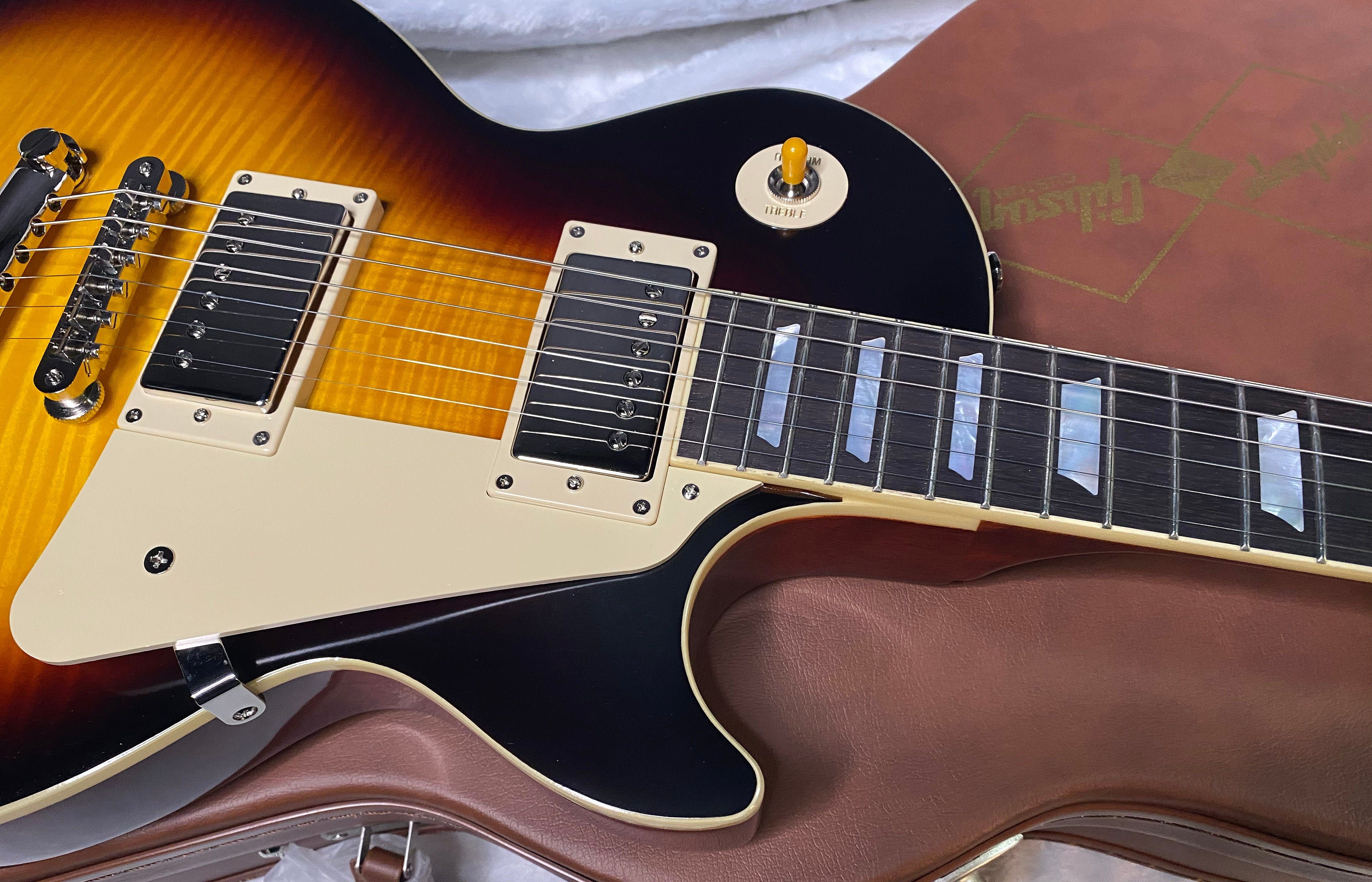 NEW ! Epiphone 1959 Les Paul Standard Reissue Electric Guitar - Dark Burst - Flame Top - 10.1 lbs - Authorized Dealer - G07146