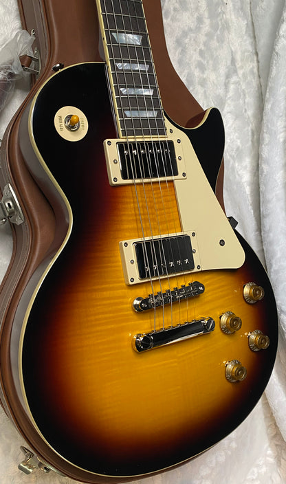 NEW ! Epiphone 1959 Les Paul Standard Reissue Electric Guitar - Dark Burst - Flame Top - 10.1 lbs - Authorized Dealer - G07146