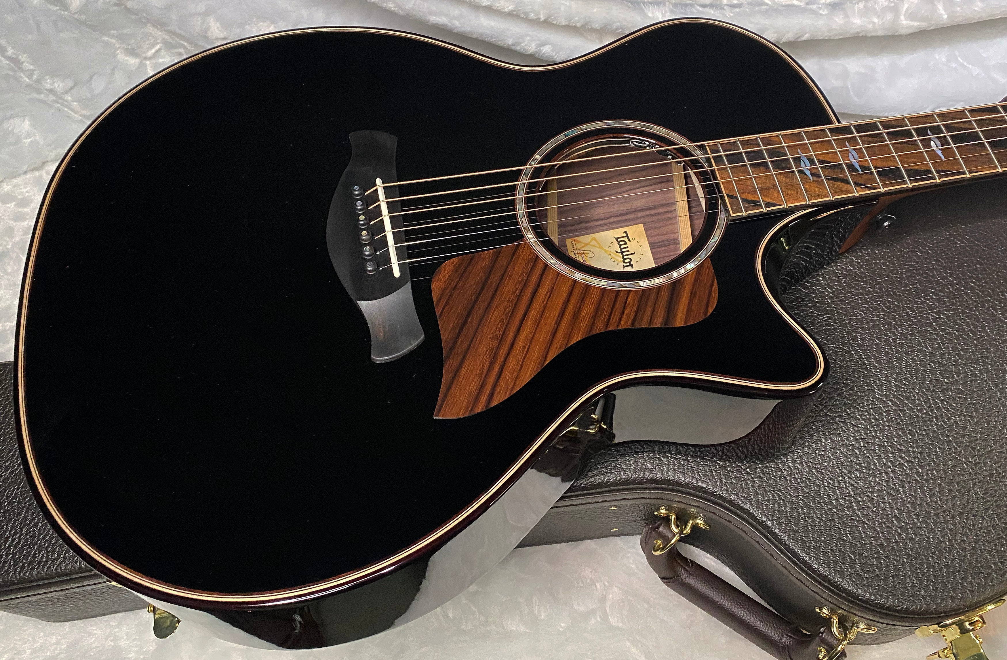 NEW! Taylor Next Generation Builder's Edition 814ce Adirondack Spruce/Rosewood Acoustic-Electric Guitar - Blacktop - 4.85lbs - Authorized Dealer - G07141