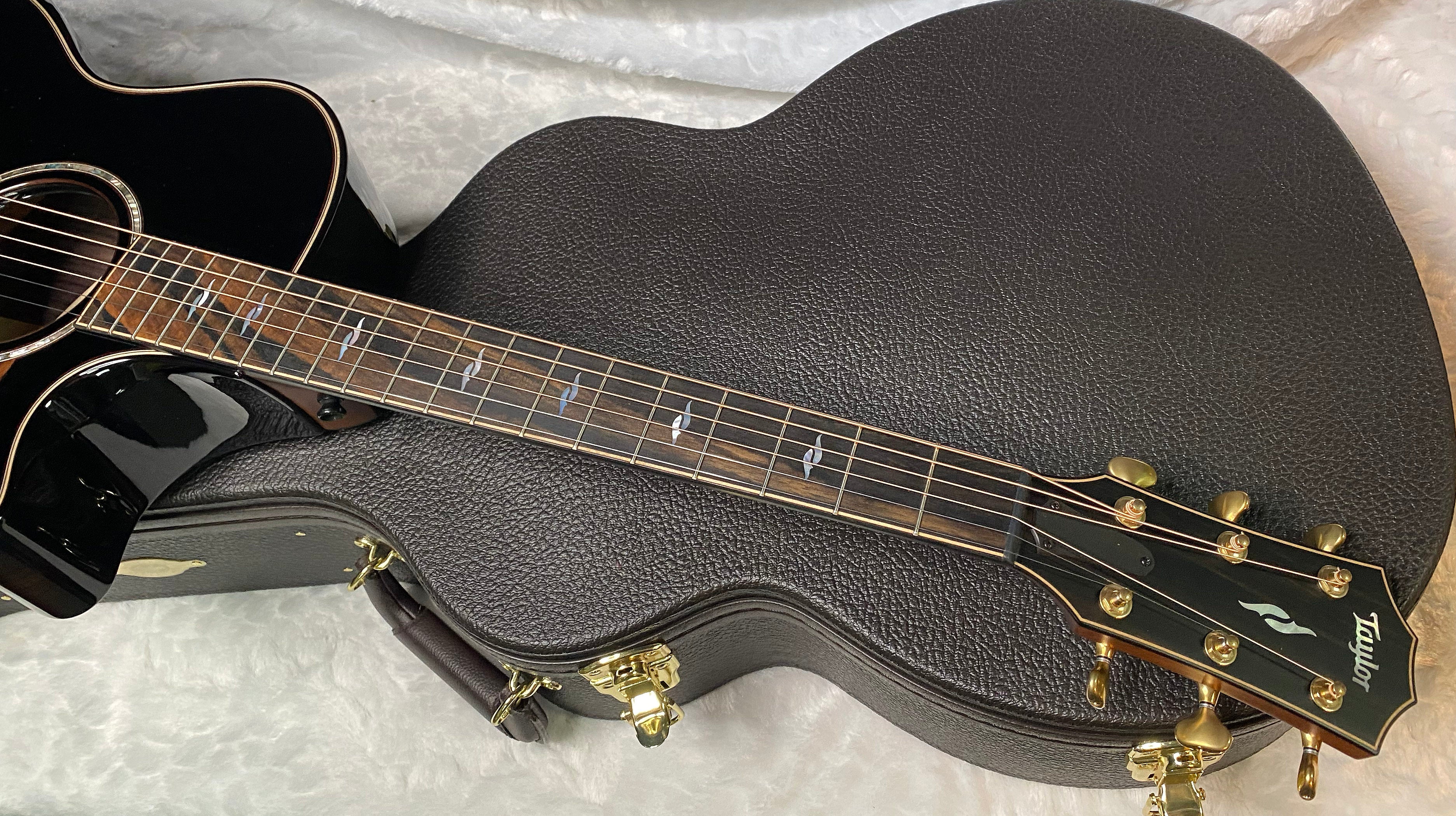 NEW! Taylor Next Generation Builder's Edition 814ce Adirondack Spruce/Rosewood Acoustic-Electric Guitar - Blacktop - 4.85lbs - Authorized Dealer - G07141