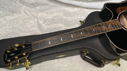 NEW! Taylor Next Generation Builder's Edition 814ce Adirondack Spruce/Rosewood Acoustic-Electric Guitar - Blacktop - 4.85lbs - Authorized Dealer - G07141