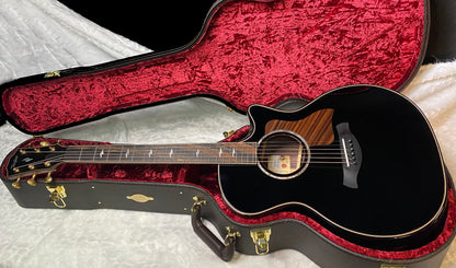 NEW! Taylor Next Generation Builder's Edition 814ce Adirondack Spruce/Rosewood Acoustic-Electric Guitar - Blacktop - 4.85lbs - Authorized Dealer - G07141