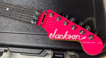 NEW ! Jackson Custom Shop Dinky HSH - Roasted Maple Neck & Ebony Fretboard - DK - Neon Pink - Authorized Dealer - 8.1 lbs - G07143