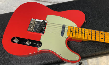 NEW! Fender Custom Shop Flamethrower Telecaster Custom - NOS - Modern Specs - Texas Special Pick-Ups - AAAA Flamed Neck - Fiesta Red - Authorized Dealer - 7.2lbs - G07144