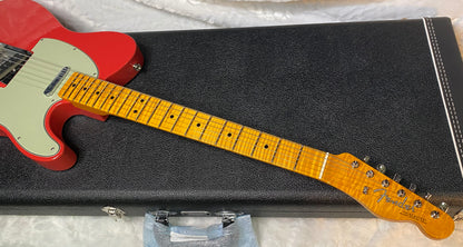 NEW! Fender Custom Shop Flamethrower Telecaster Custom - NOS - Modern Specs - Texas Special Pick-Ups - AAAA Flamed Neck - Fiesta Red - Authorized Dealer - 7.2lbs - G07144