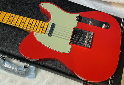 NEW! Fender Custom Shop Flamethrower Telecaster Custom - NOS - Modern Specs - Texas Special Pick-Ups - AAAA Flamed Neck - Fiesta Red - Authorized Dealer - 7.2lbs - G07144
