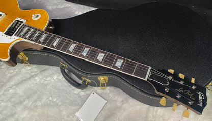 NEW! Gibson Custom Les Paul Standard Electric Guitar - Trans Amber - 9.3lbs - Authorized Dealer - G07877