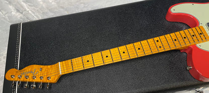 NEW! Fender Custom Shop Flamethrower Telecaster Custom - NOS - Modern Specs - Texas Special Pick-Ups - AAAA Flamed Neck - Fiesta Red - Authorized Dealer - 7.2lbs - G07144