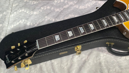NEW! Gibson Custom Les Paul Standard Electric Guitar - Trans Amber - 9.3lbs - Authorized Dealer - G07877