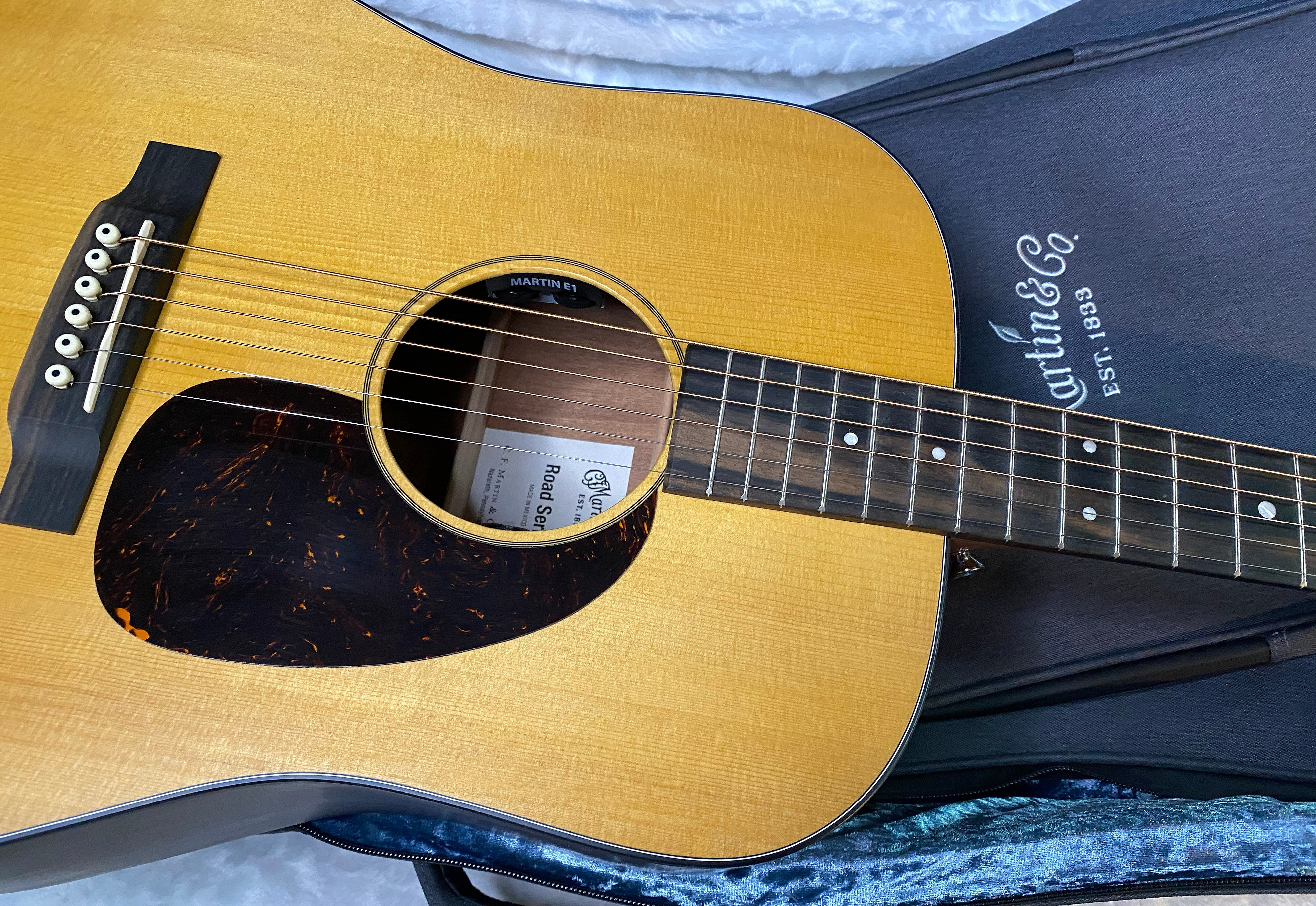 NEW! Martin Road Series D-10E Retro Acousic-Electric Guitar - Natural Aging Toner - 4.35lbs - Authorized Dealer - G07140