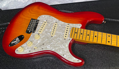 NEW! Fender American Professional Stratocaster - Ash - Aged Cherry Sunburst Finish - Authorized Dealer - G07874