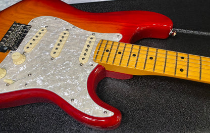 NEW! Fender American Professional Stratocaster - Ash - Aged Cherry Sunburst Finish - Authorized Dealer - G07874