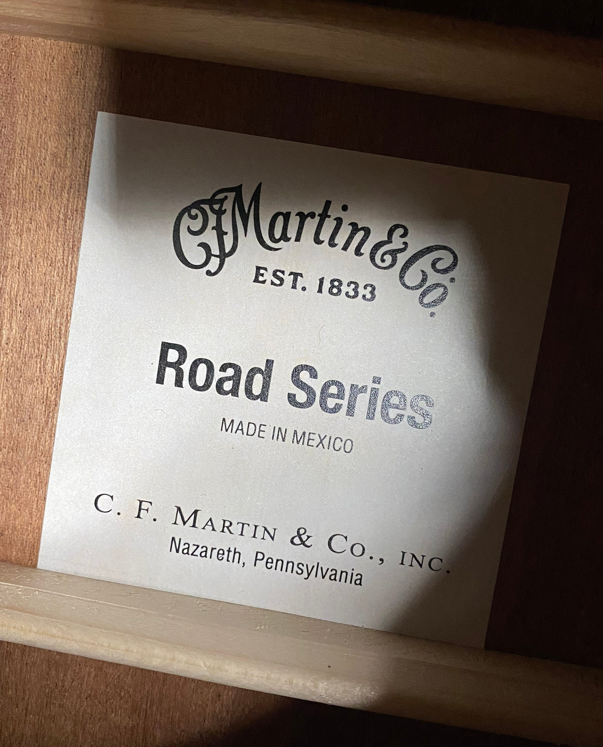 NEW! Martin Road Series D-10E Retro Acousic-Electric Guitar - Natural Aging Toner - 4.35lbs - Authorized Dealer - G07140