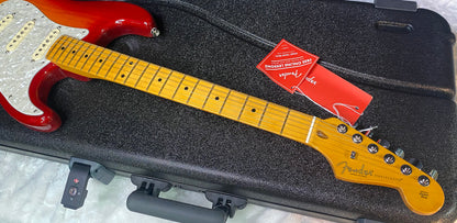 NEW! Fender American Professional Stratocaster - Ash - Aged Cherry Sunburst Finish - Authorized Dealer - G07874