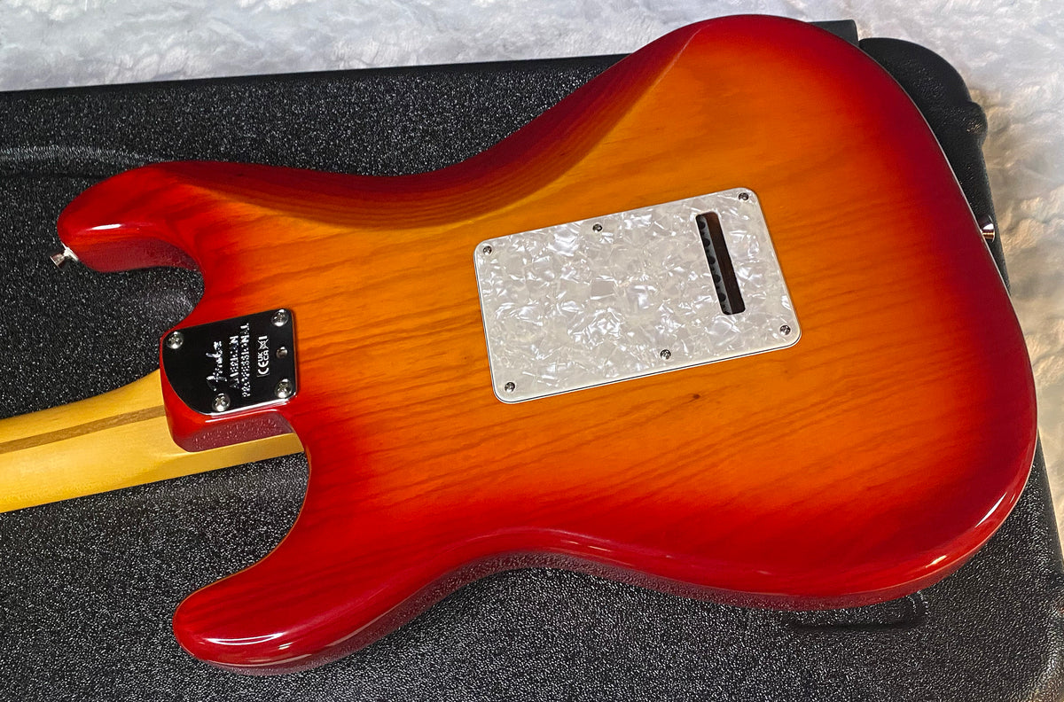 NEW! Fender American Professional Stratocaster - Ash - Aged Cherry Sunburst Finish - Authorized Dealer - G07874