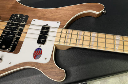 NEW! Rickenbacker 4003 W Walnut - 4-String Bass - Authorized Dealer - 8.65 lbs - G07134