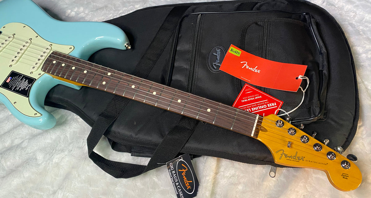 NEW! Fender Limited Edition American Professional Classic Stratocaster featuring the Silent System - Daphne Blue - Authorized Dealer - G07876