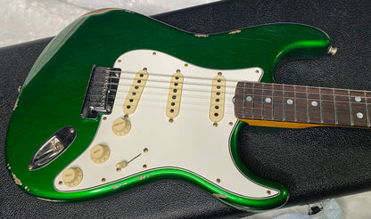NEW! Fender Custom Shop 2025 NAMM Limited Edition Stratocaster PRO Relic - Candy Green - Authorized Dealer - 7.9 lbs - G06488