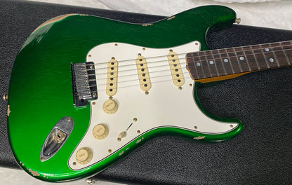 NEW! Fender Custom Shop 2025 NAMM Limited Edition Stratocaster PRO Relic - Candy Green - Authorized Dealer - 7.9 lbs - G06488