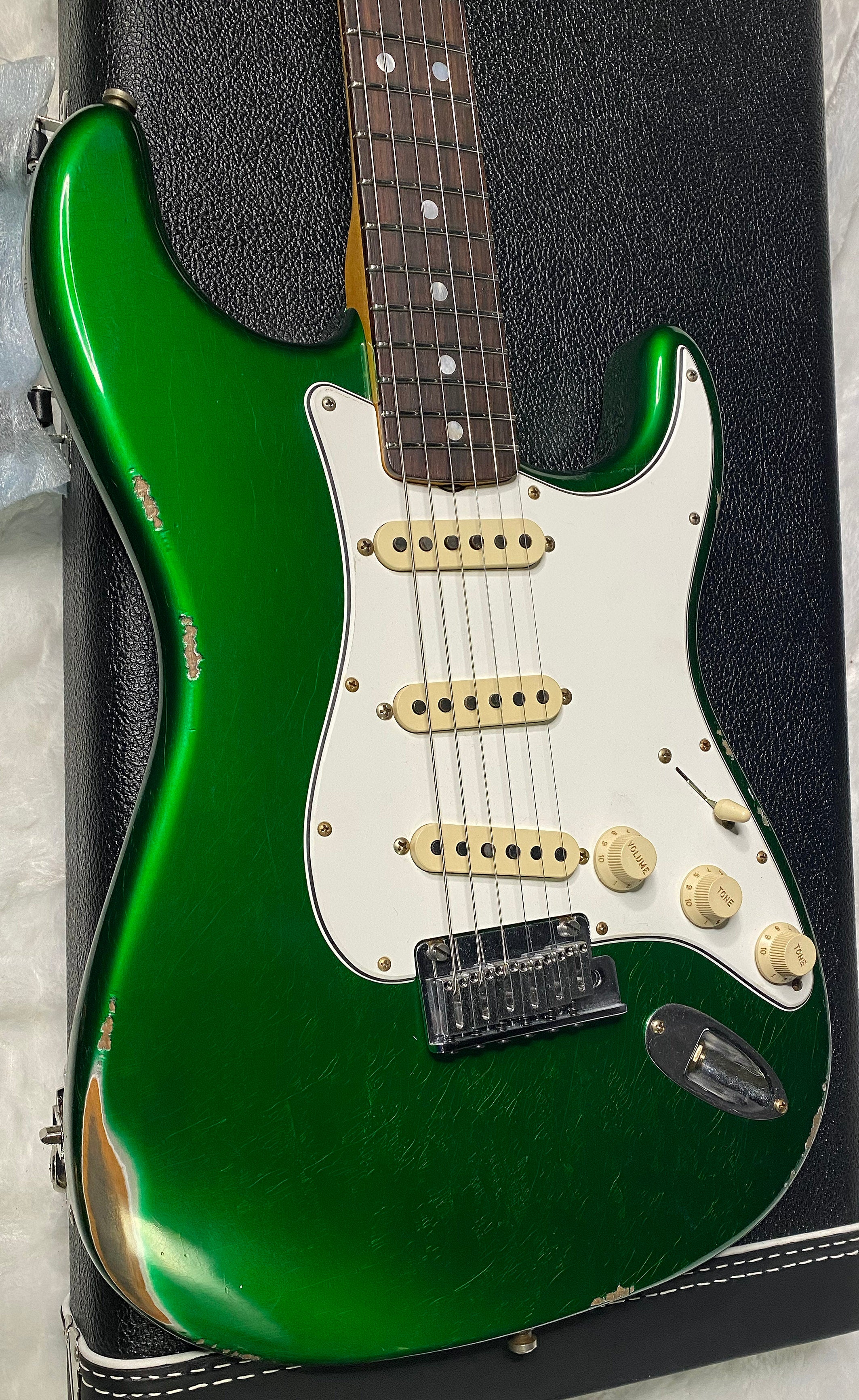 NEW! Fender Custom Shop 2025 NAMM Limited Edition Stratocaster PRO Relic - Candy Green - Authorized Dealer - 7.9 lbs - G06488