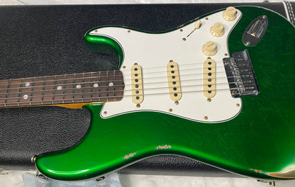 NEW! Fender Custom Shop 2025 NAMM Limited Edition Stratocaster PRO Relic - Candy Green - Authorized Dealer - 7.9 lbs - G06488