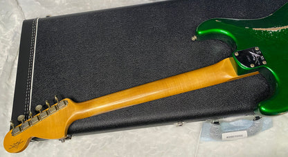 NEW! Fender Custom Shop 2025 NAMM Limited Edition Stratocaster PRO Relic - Candy Green - Authorized Dealer - 7.9 lbs - G06488