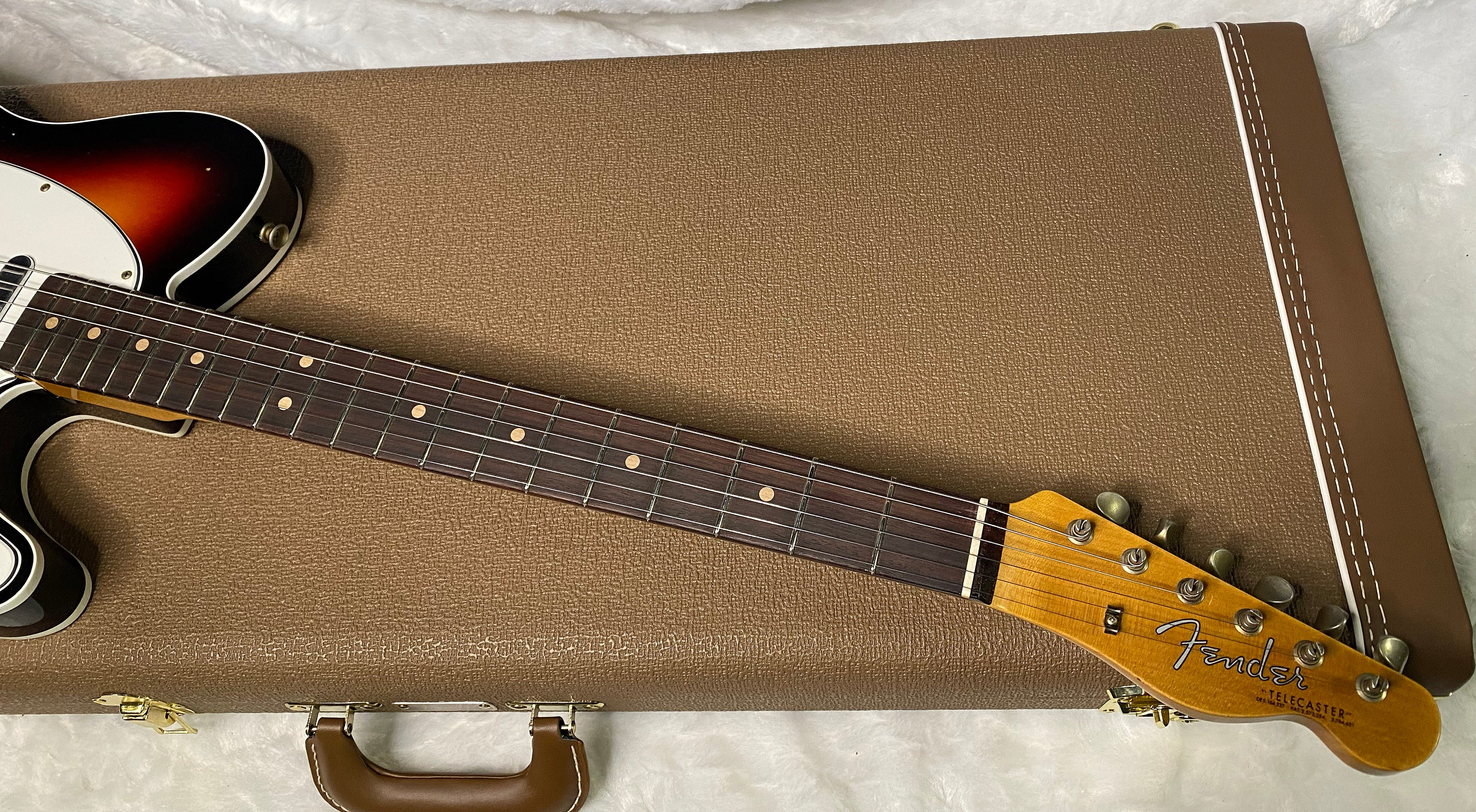 NEW! Fender Custom Shop '60 Reissue Telecaster Custom Journeyman Relic - Modern Specs - Handwound Pick-Ups - Sunburst - Authorized Dealer - 7.4lbs - G06489