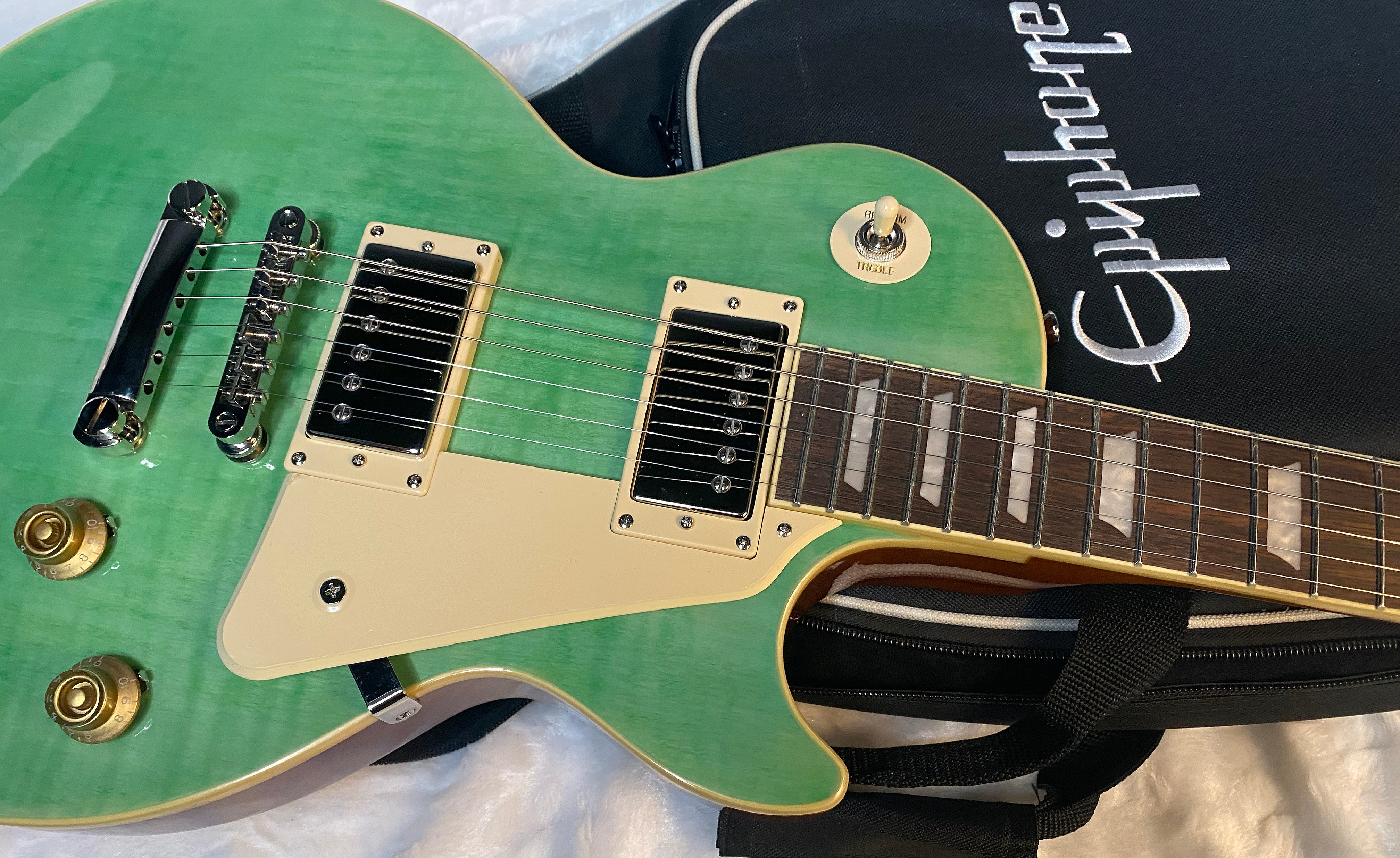 NEW ! Epiphone Les Paul Standard '50s Electric Guitar - Seafoam Green - Authorized Dealer - 8.6lbs - G05079