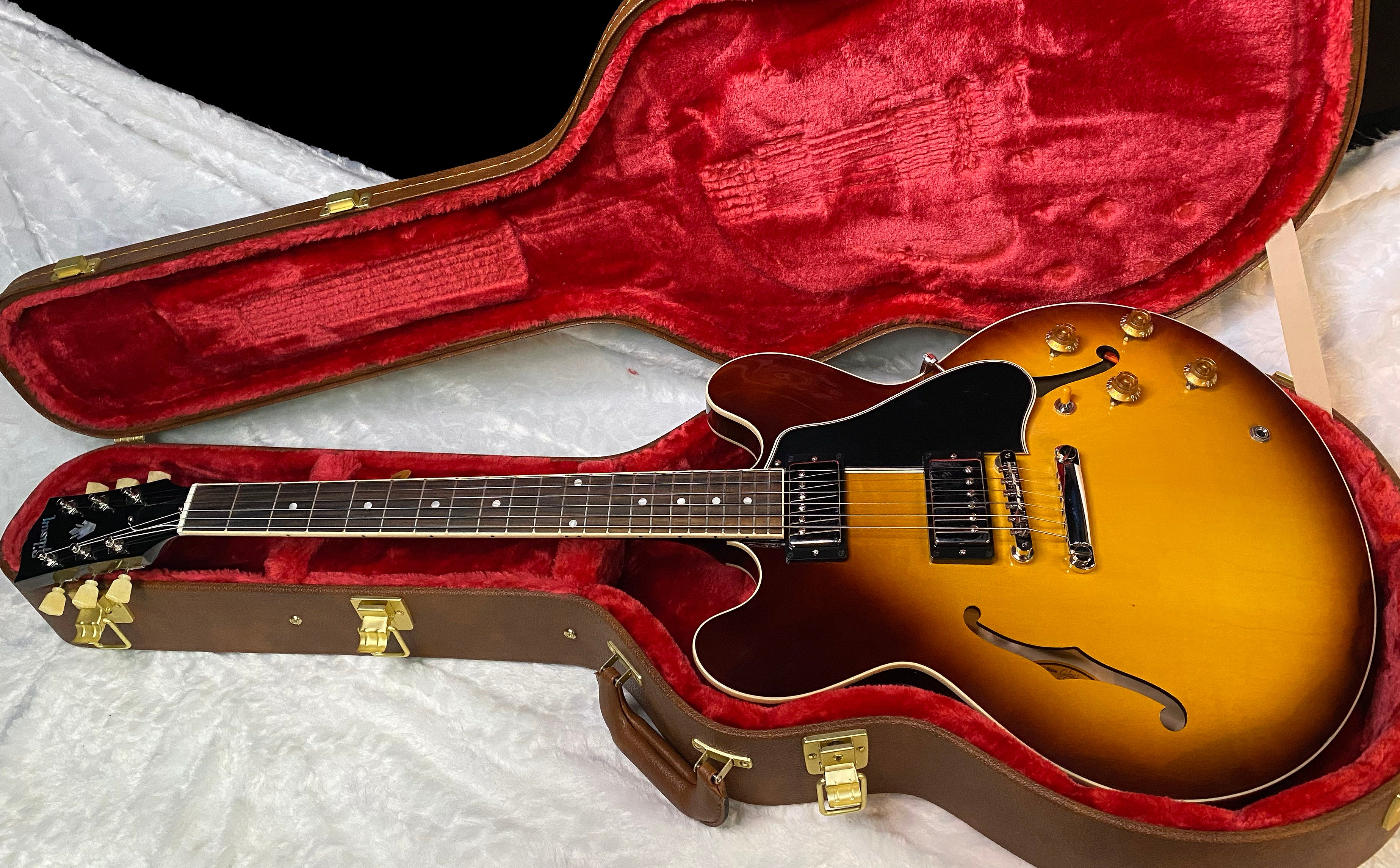 NEW ! Gibson ES-335 50s Semi-Hollowbody Electric Guitar - Vintage Tobacco Burst - Authorized Dealer - 7.8 lbs - G07154