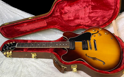 NEW ! Gibson ES-335 50s Semi-Hollowbody Electric Guitar - Vintage Tobacco Burst - Authorized Dealer - 7.8 lbs - G07154